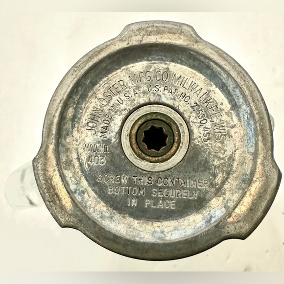 Vintage 1950's Oster Osterizer Model 403 Beehive Chrome 4 Cup 2 Speed Blender - Picture 11 of 12